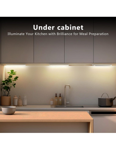 Iluminación Bajo Gabinete LED DAYBETTER 20 cm Inalámbrica con Sensor