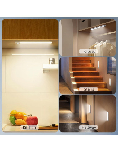 Iluminación Bajo Gabinete LED DAYBETTER 20 cm Inalámbrica con Sensor