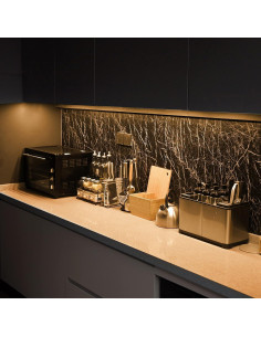 Kit de Iluminación LED Bajo Gabinete 6 PCS 30 cm Blanco Cálido 2