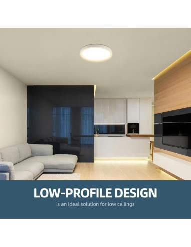 Luz de Techo LED Empotrada ECOELER 24W 1800Lm 9" Regulable