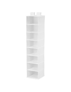 Organizador de Closet Colgante Honey-Can-Do 8 Estantes Blanco