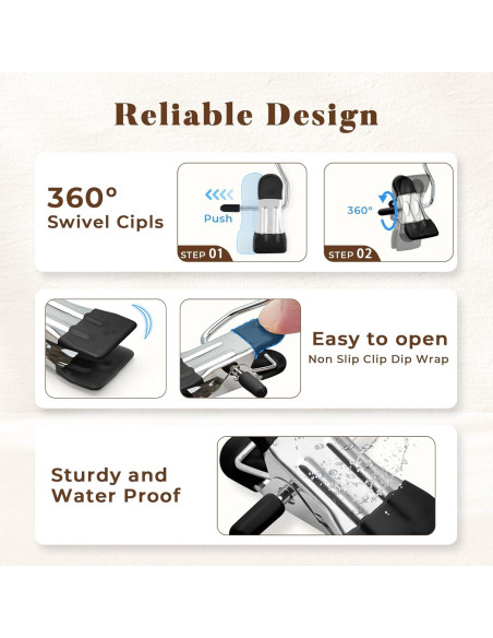 Organizador de Closet HOUSE DAY - 20 Perchas de Metal con Clips