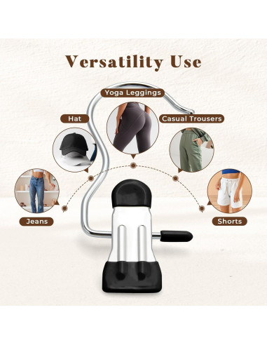 Organizador de Closet HOUSE DAY - 20 Perchas de Metal con Clips