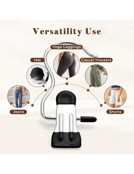 Organizador de Closet HOUSE DAY - 20 Perchas de Metal con Clips