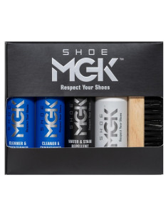Kit de Limpieza de Zapatos MGK MVP - Limpiador, Acondicionador y Repelente