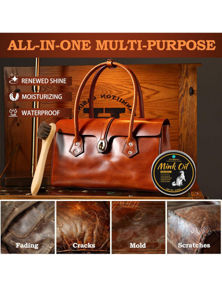 Acondicionador y Limpiador de Cuero Feilove 3.52 oz 4 en 1 Acondicionador y Limpiador de Cuero Feilove 3.52 oz 4 en 1