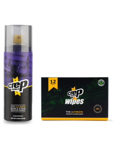 Crep Protect Spray Protector de Calzado + Toallitas Limpieza