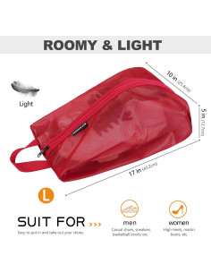 Bolsa de Zapatos de Viaje Unisex Pinzon, Resistente al Agua, Tamaño Grande 2