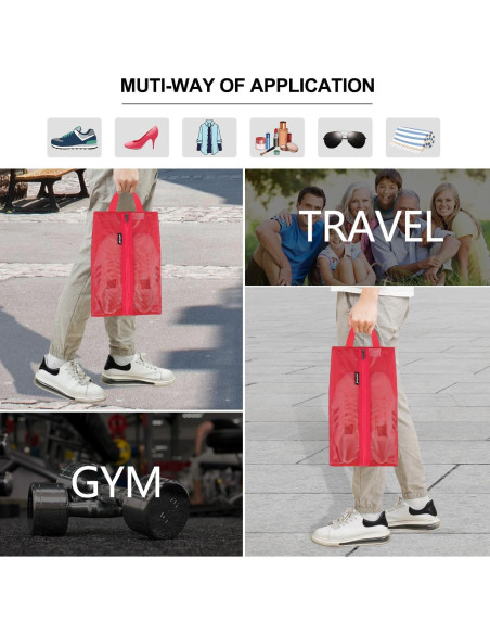 Bolsa de Zapatos de Viaje Unisex Pinzon, Resistente al Agua, Tamaño Grande