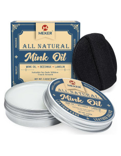 MEKER Aceite de Visón 100g - Acondicionador para Cuero