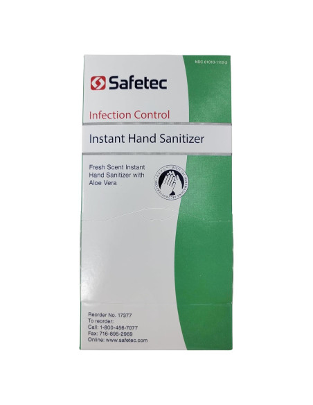 Desinfectante de Manos Safe-Tec 1 Caja 144 Paquetes Gel Sin Fragancia Desinfectante de Manos Safe-Tec 1 Caja 144 Paquetes Gel Sin Fragancia