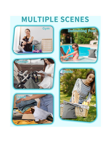 Babygoal 3 Bolsas Húmedas y Secas Impermeables para Bebés