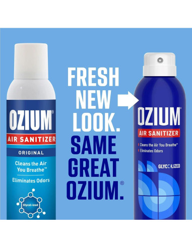 Desinfectante de Aire Ozium 8 Oz Original - Eliminador de Olores