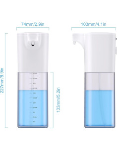 Dispensador Automático de Alcohol WAONIQ 550ml Blanco 2