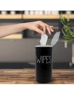 Soporte para Toallitas Desinfectantes TEKHEUTEN Negro Mate 2