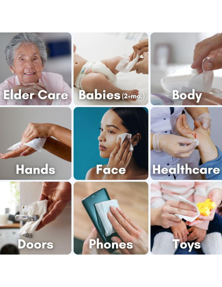 Toallitas Antibacteriales Nurture 12 Conteos Sin Alcohol