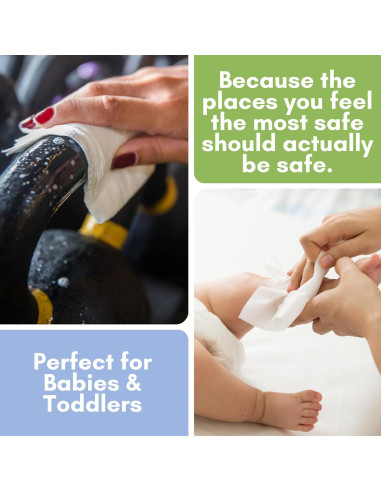 Toallitas Antibacteriales Nurture 12 Conteos Sin Alcohol