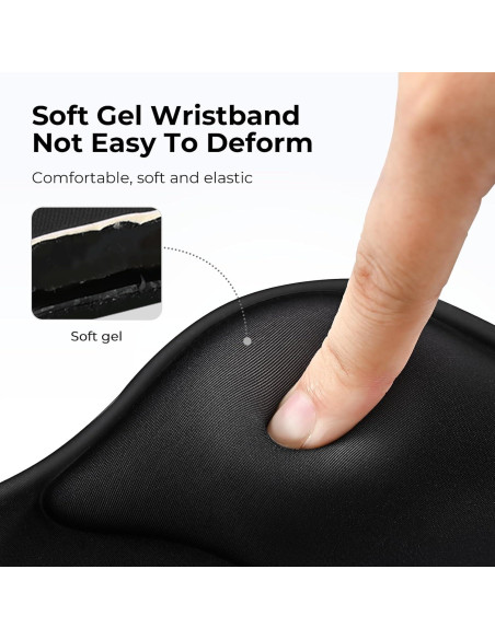 Almohadilla Ergonómica EooCoo con Soporte de Muñeca de Gel