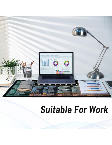 Alfombrilla de Ratón Kinevolve XL 80x30 cm con Atajos de Excel