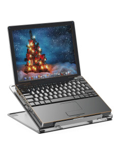 Soporte para Laptop Ajustable Simple Houseware, Malla Ventilada