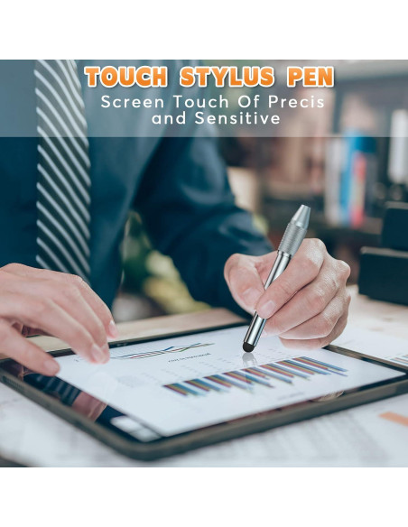 Bolígrafo Multiherramienta 9 en 1 WERMARS Plata