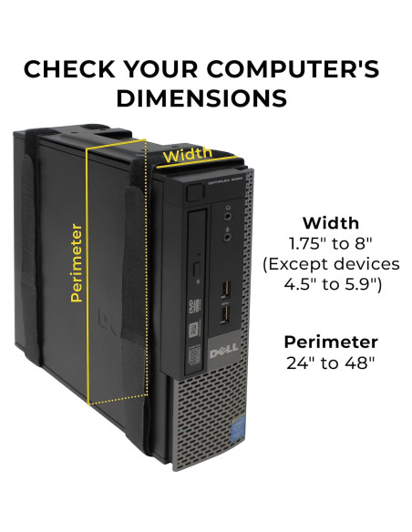 Soporte de PC SFF HumanCentric Ajustable para Montaje en Pared