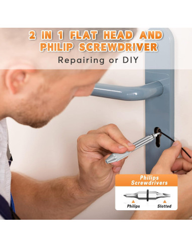 Bolígrafo Multiherramienta 9 en 1 WERMARS Plata