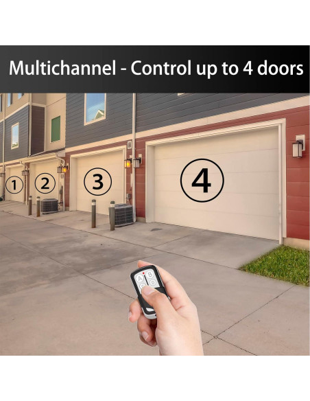 Control Remoto Universal Garaje BeanKOneal TX301 4 Botones