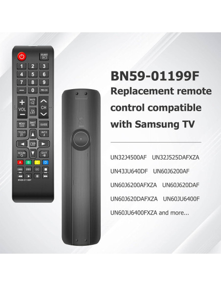 Control Remoto Universal Samsung BN59-01199F para Smart TV Control Remoto Universal Samsung BN59-01199F para Smart TV