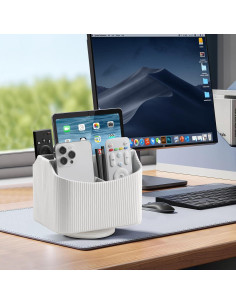 Soporte de Control Remoto Giratorio 360 NICLNGSH Blanco 2