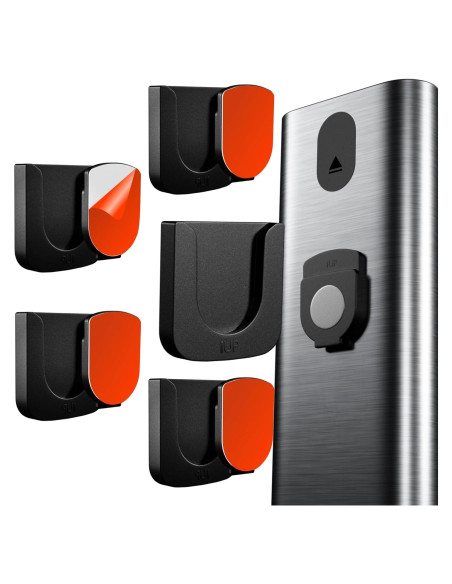 Soporte Magnético para Control Remoto X-bet MAGNETS - Set de 5 Piezas Negras
