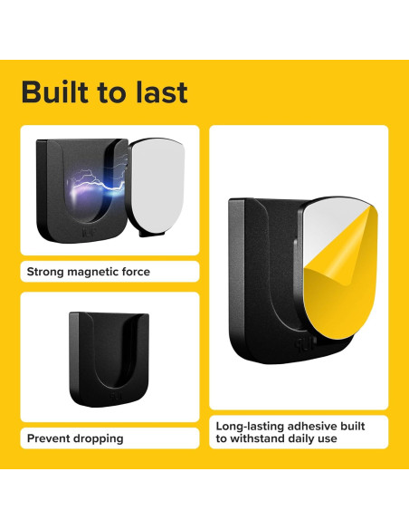 Soporte Magnético para Control Remoto X-bet MAGNETS - Set de 5 Piezas Negras