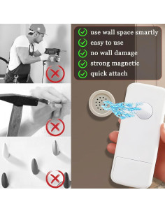 Soporte Magnético para Control Remoto Marveher - 12 Unidades 2