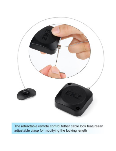 Candado Retráctil de Tether EKZ 2.3m para Control Remoto - 2 Pcs