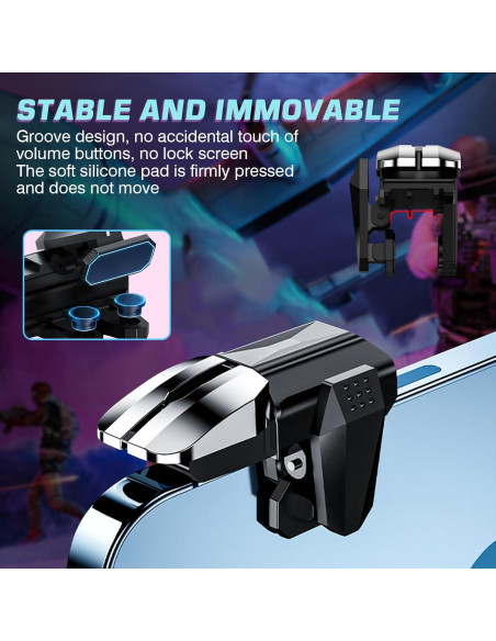 Controlador de Juego EasEasy para Smartphone - Gatillo 6 Dedos