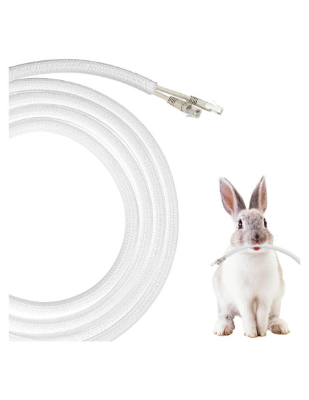 Protector de Cables 5m Xthrotsenk para Mascotas 10mm Blanco