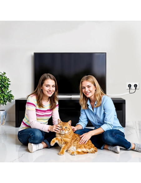 Protector de Cables 5m Xthrotsenk para Mascotas 10mm Blanco