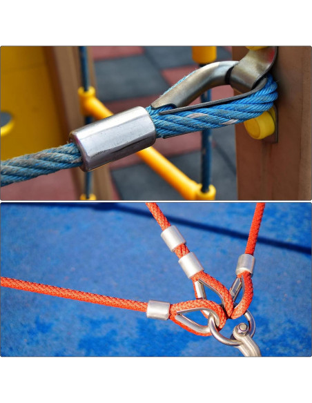 Manguitos de Bujes de Aluminio PATIKIL 10mm 10Pcs Crimpado