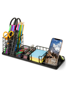 Organizador de Escritorio Topwey 7 en 1 Negro DIY