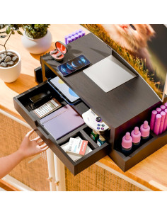 Soporte Elevador de Monitor Simple Trending con Cajón y Organizador 2