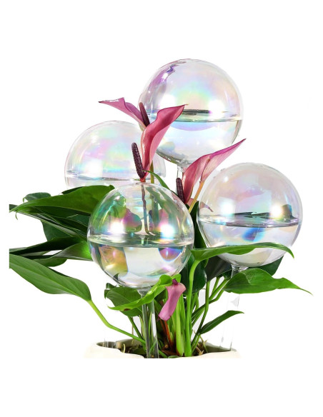 4PCS Esferas de Riego Automáticas Histely 368.5ml Vidrio