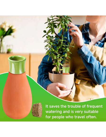 Ollas de Riego de Terracota NEAMVCT - Paquete de 4, 1.32 kg