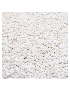 Piedras Decorativas Blancas Pulidas 0.5 cm 4 kg - Jardín