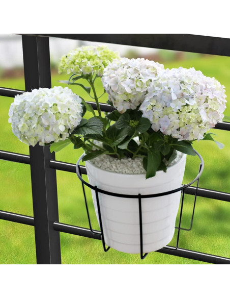 Jardinera Colgante de Barandilla TreeLen 25.4cm 3 Piezas Metal Jardinera Colgante de Barandilla TreeLen 25.4cm 3 Piezas Metal