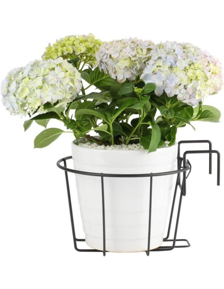 Jardinera Colgante de Barandilla TreeLen 25.4cm 3 Piezas Metal Jardinera Colgante de Barandilla TreeLen 25.4cm 3 Piezas Metal