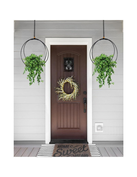 Maceta Colgante Vensovo para Plantas de Interior - 1 Pcs con Soporte de Metal y Base de Madera Maceta Colgante Vensovo para Plantas de Interior - 1 Pcs con Soporte de Metal y Base de Madera