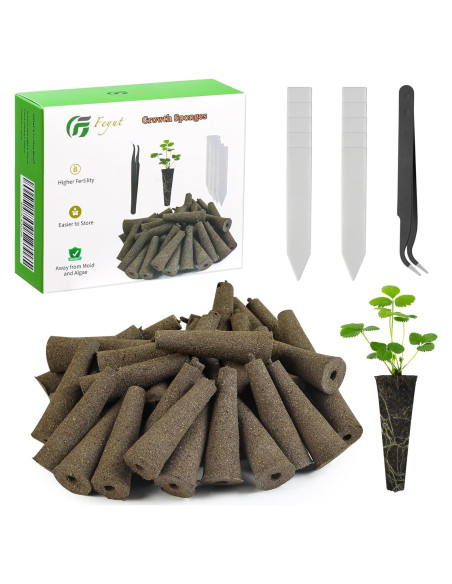 30 Esponjas de Crecimiento Feyut para Jardín Hidropónico