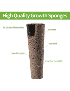30 Esponjas de Crecimiento Feyut para Jardín Hidropónico 2