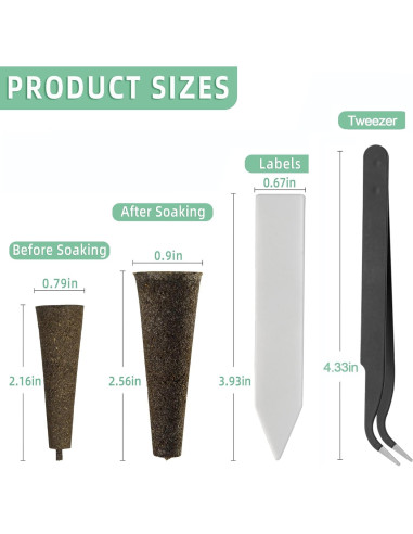 30 Esponjas de Crecimiento Feyut para Jardín Hidropónico