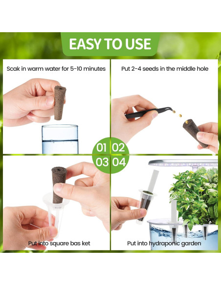 30 Esponjas de Crecimiento Feyut para Jardín Hidropónico